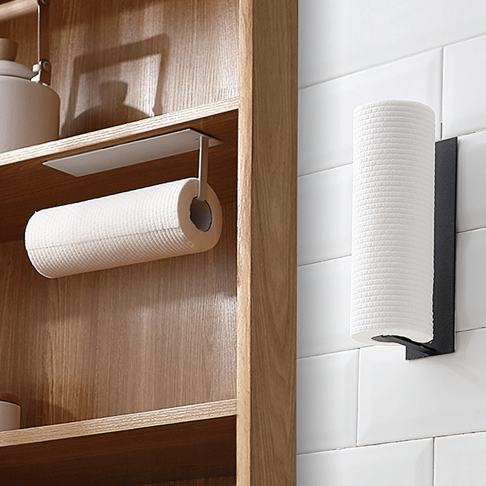 Aluminum Alloy Wall Mount Paper Towel Holder with Self Adhesive