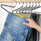 10 Pack Heavy-Duty Non-Slip Pant Hangers Metal Open-End Clothes Hanger for Jeans And Blankets