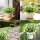 16Pcs Artificial Plants Outdoor Fake Lavender Realistic Plastic Faux Plants for Balcony Patio