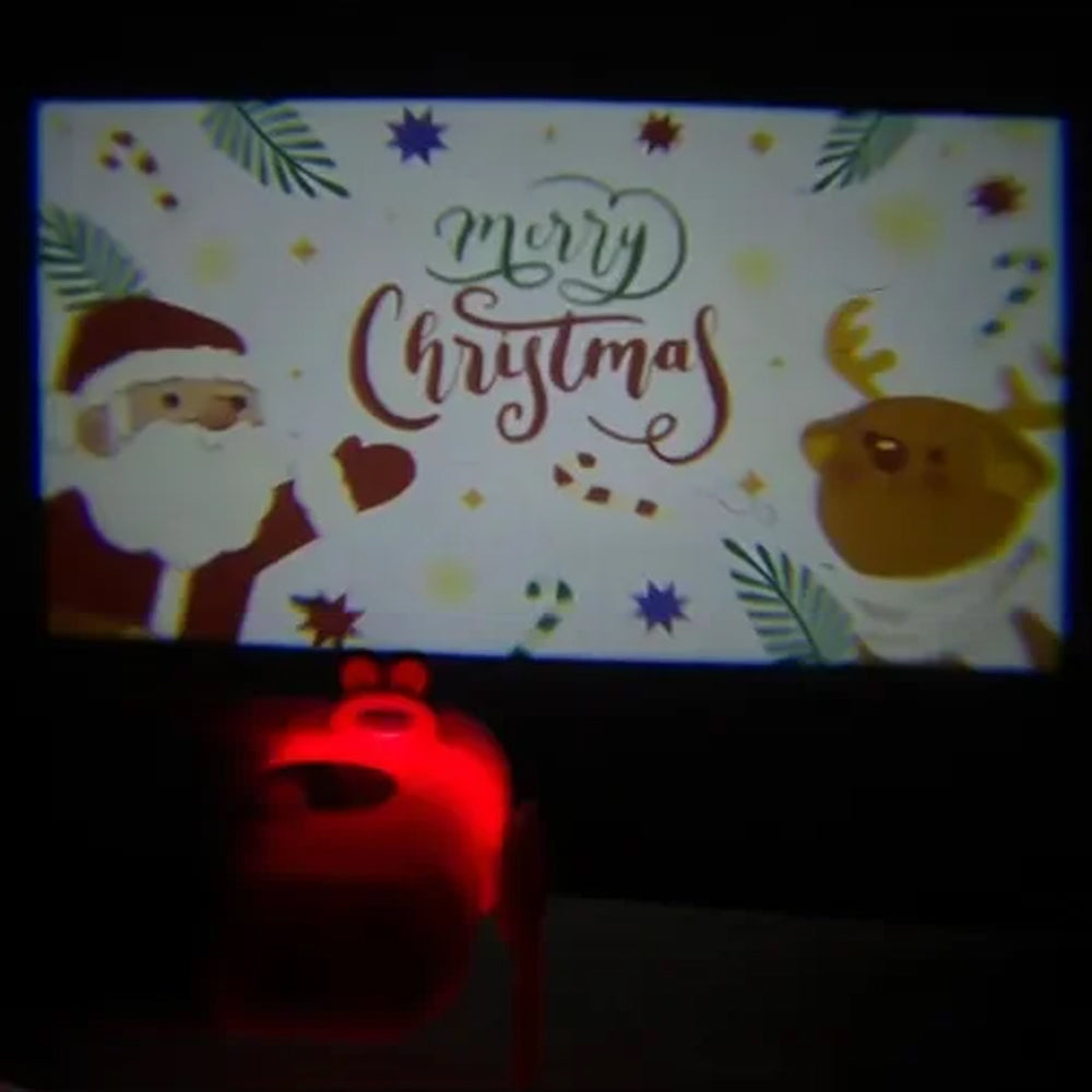 Christmas Theme Projector with 5 Card
