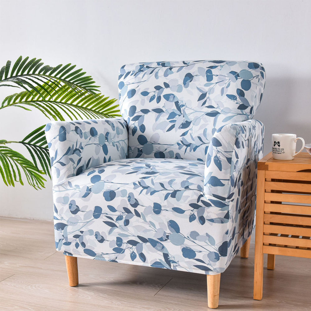 Stretch Printed Armchair Cover Single Sofa Protector Slipcover