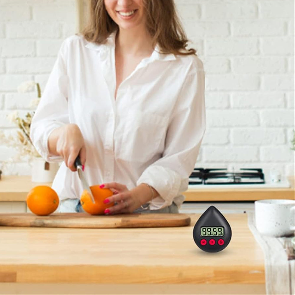 Digital Shower Timer Kitchen Alarm Timer with Suction Cup