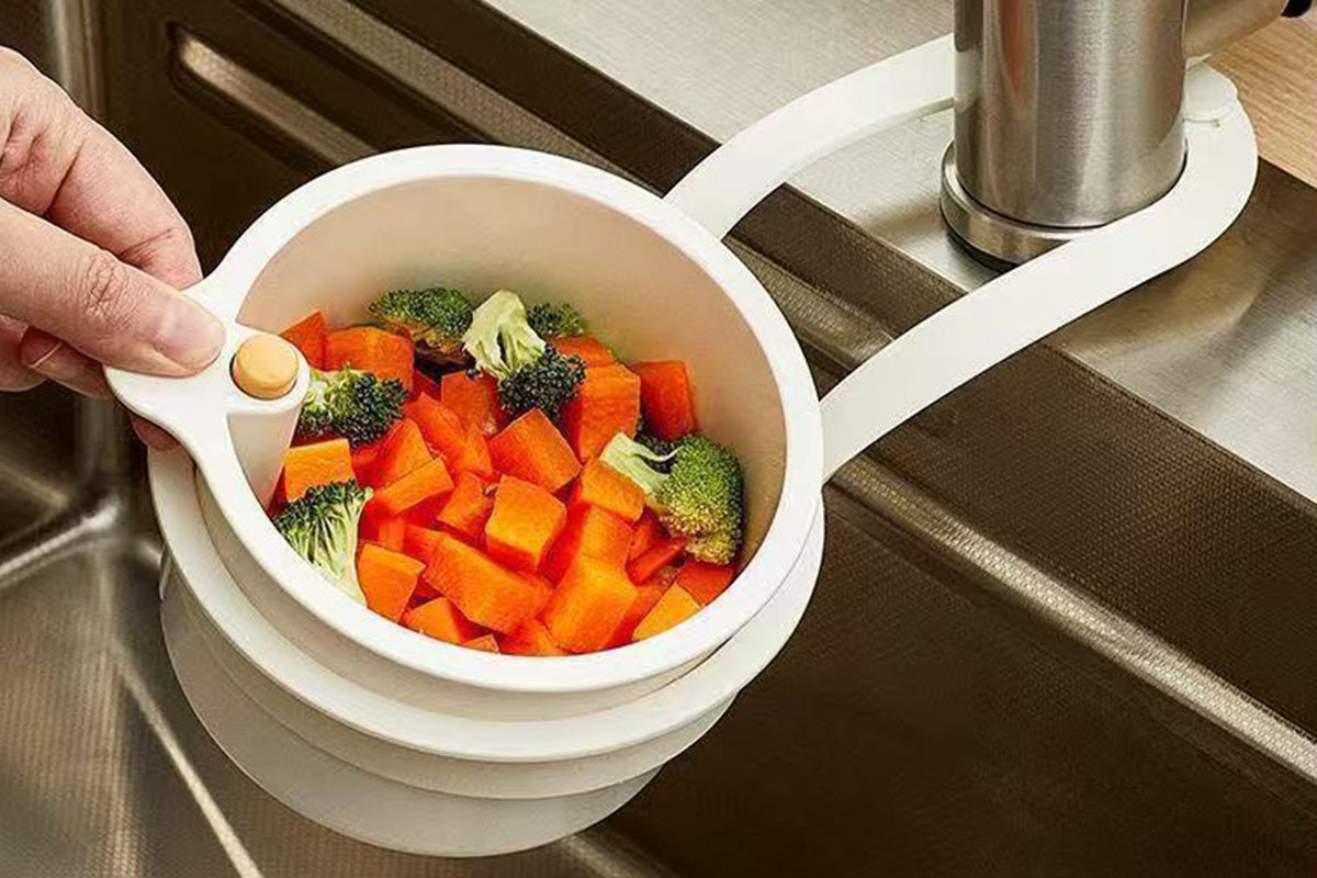 Sink Strainer Basket Hanging Kitchen Sink Stopper for Fruit Vegetable