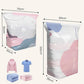4Pcs No Vacuum Compression Bags Self Sealing Storage for Clothes
