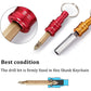 7Pcs Socket Drill Bit Holder 1/4 Inch Keychain Extension Bar Hex Screwdriver Bits Holder