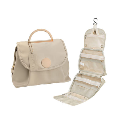 Large Capacity Water-resistant Toiletry Bag Travel Bag with Hanging Hook