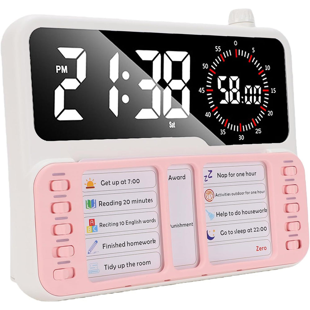 Visual Countdown Timer Clock Task Board and Pen Holder