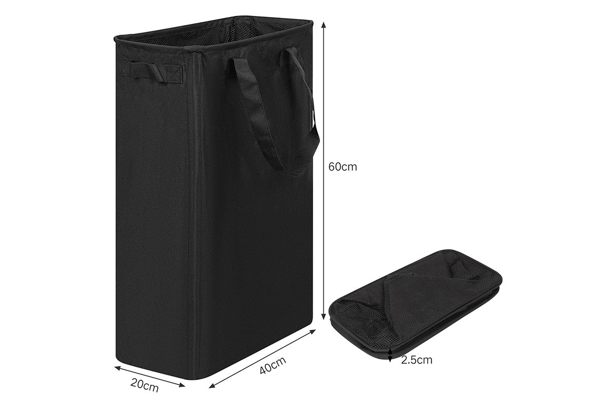 Slim Laundry Hamper Handles Collapsible Laundry Basket Thin Dirty Clothes Basket