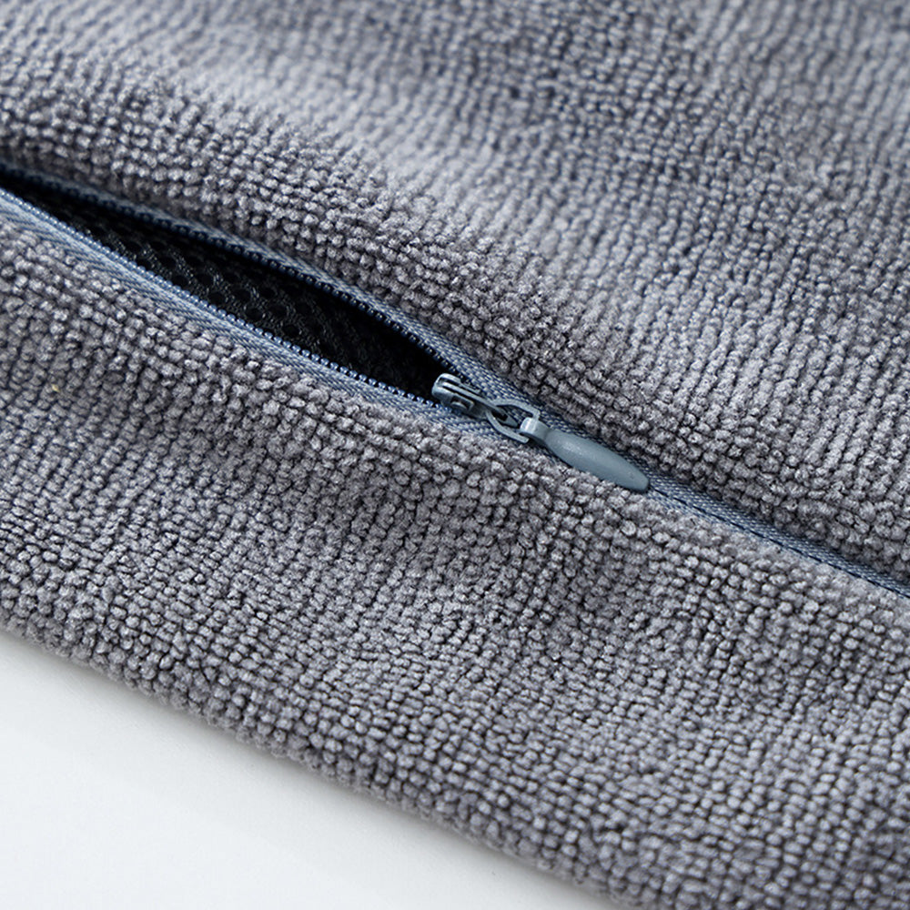 120x50cm Quick Dry Microfibre Gym Towel with Pocket and Silicone Base