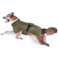 Winter Dog Coat-Waterproof Cold Weather Jacket for Small Large Breeds-Green