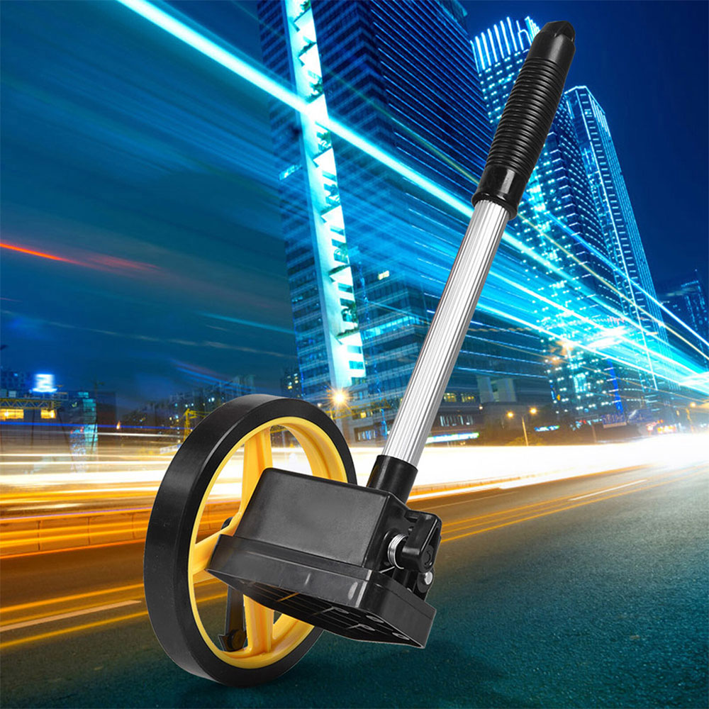 10KM Measure Distance Measuring Wheel Tape Collapsible Land Trundle Walking Surveyor