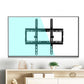 Universal Tilt TV Wall Mount Bracket Adjustable Low Profile Steel Mount