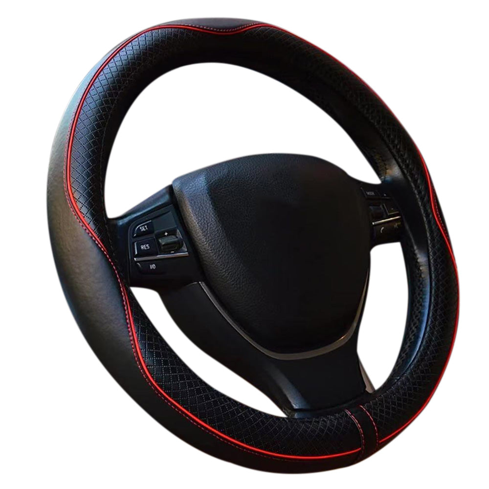 Breathable Microfiber Leather Steering Wheel Cover