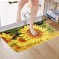 3Pcs Non-Slip Rug Bath Mat Bathroom Contour Toilet Seat Lid Cover Set