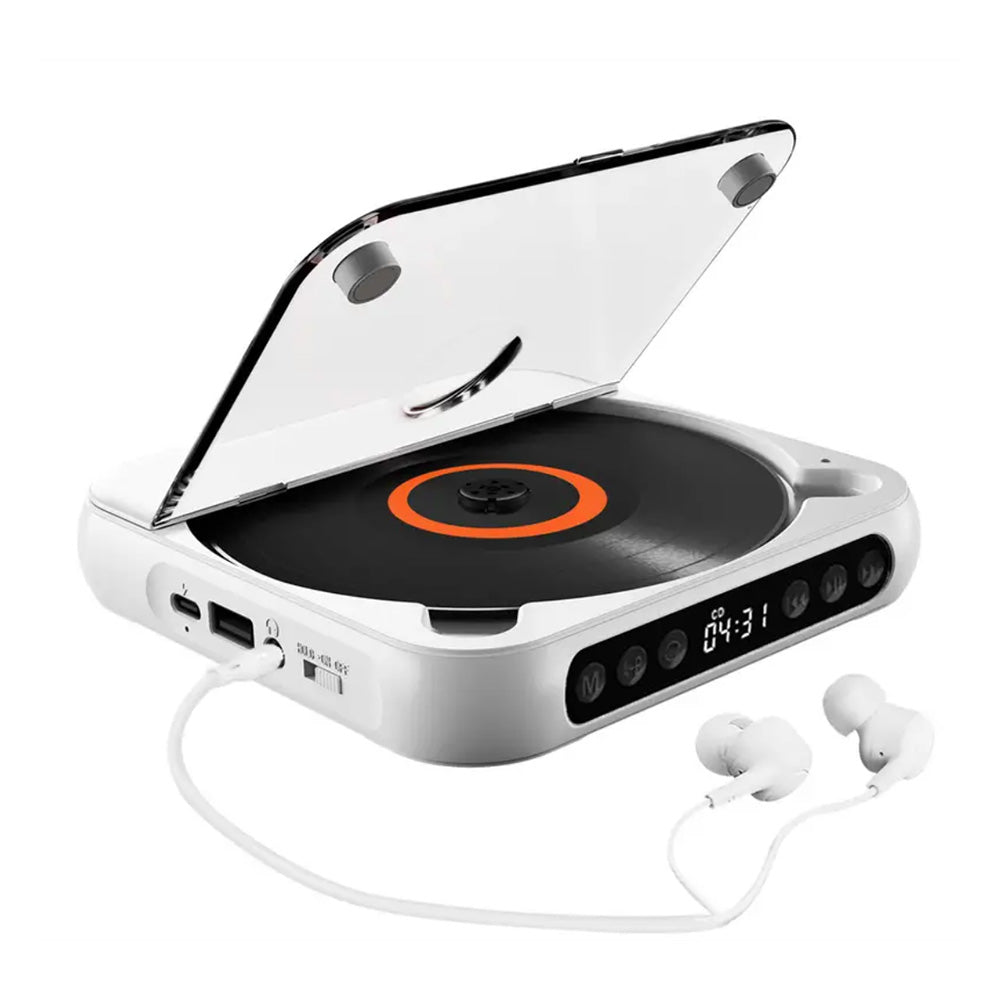 Rechargeable CD Player with Bluetooth Portable Personal CD Player