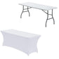 Spandex Fitted Tablecloth Rectangular Stretch Table Cover for Wedding Party