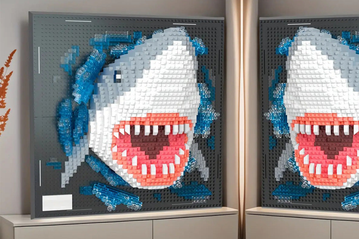 3D Wall Art Animal Building Blocks Set 3D Creative Building Toy