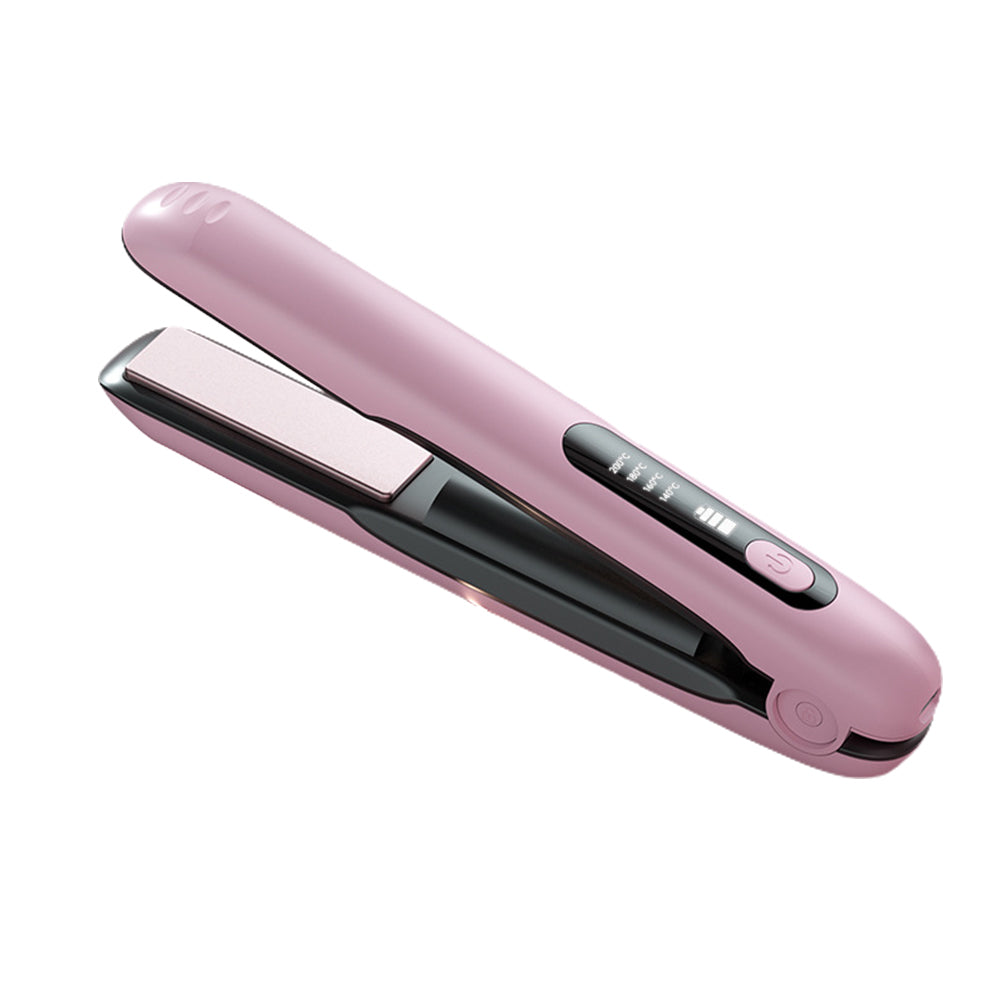 2 in 1 Portable Hair Straightener and Curler Cordless USB Mini Hair  Flat Iron