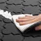 Cushioned PVC Floor Mat for Kitchen and Office-Black