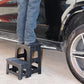 Folding 2 Step Stool Non Slip Portable Footstool Dual Heights Holds 300g