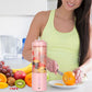 Portable Blender for Shakes and Smoothies with 6 Blades and Cleaning Brush
