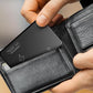 Rechargeable Thin Wallet Tracker Card Works with Apple Find My App