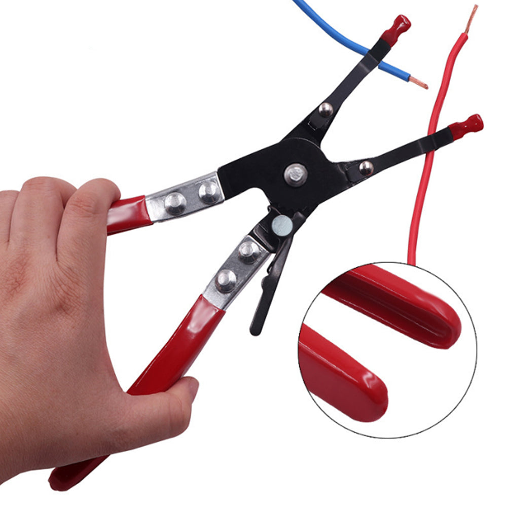 2Pcs 245mm 2-Wire Hold Solder Aid Steel Pliers