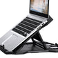 2 in 1 Adjustable Laptop Cooling Stand with Phone Stand Foldable Computer Holder