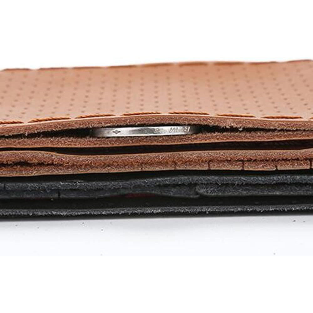 Genuine Leather Steering Wheel Cover - Hand-Stitched 360° Full Wrap Auto Grip