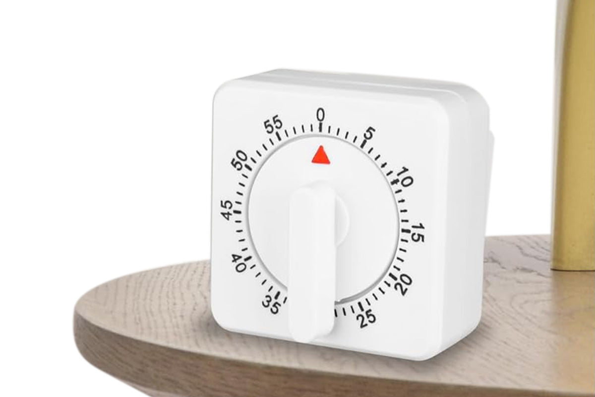 Mechanical Kitchen Timer Battery-Free Countdown Timer for Cooking Studying