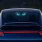 Solar Powered Devil Eyes Car Dynamic Light Car Decal Car Window Interior Decoration