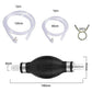 2Pcs Manual Water Oil Liquid Syphon Petrol Fuel Transfer Pump with Hand Siphon Pipe Hose