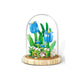 Building Blocks Flower Set Rose Flower Bouquets Toys with Dust Cover Home Decor