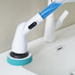 Electric Spin Scrubber with Replaceable Brush Heads Shower Cleaner Brush