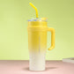 40oz Insulated Stainless Steel Tumbler with Handle and Straw