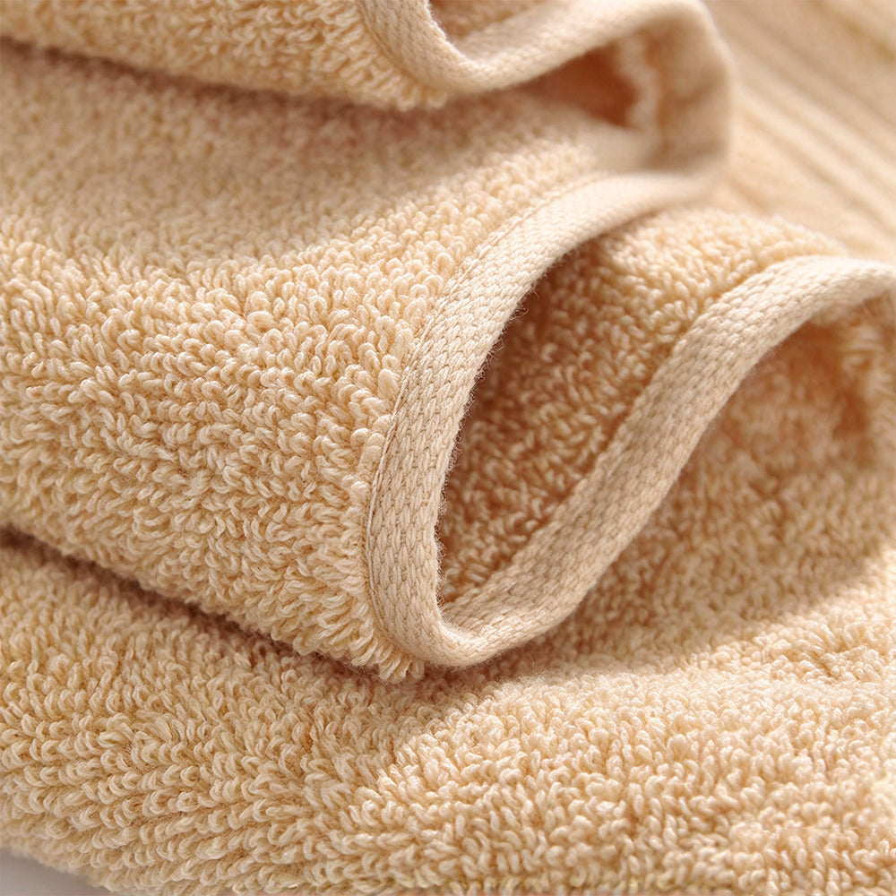 3 Piece Cotton Bath Towel Hand Towel and Washcloth Set