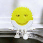 Smiley Face Sponge Holder Sink Drain Rack for Sink Edge