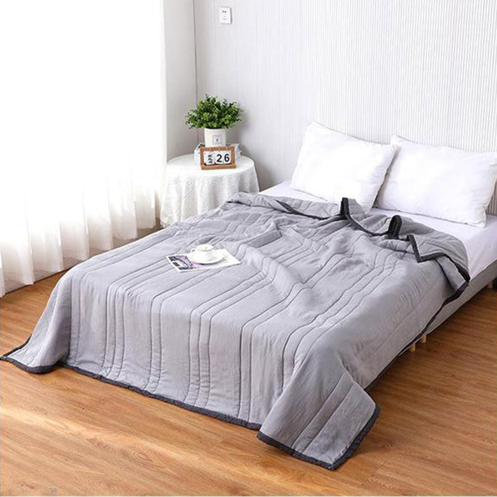 150X200cm Summer Blanket Washed Cotton Breathable Single Air-Conditioning Quilt