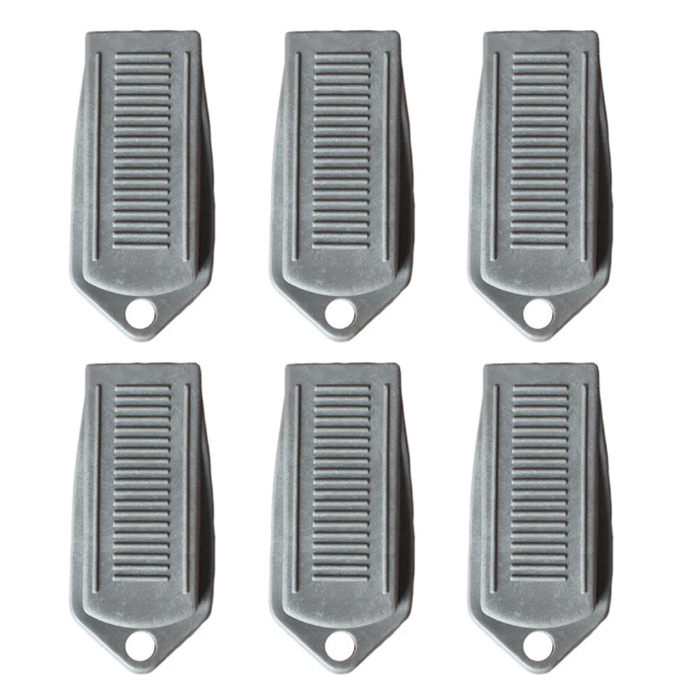 6PCS Door Wedge Stopper Rubber Grip Security Door Stoppers Wall Protector For Home