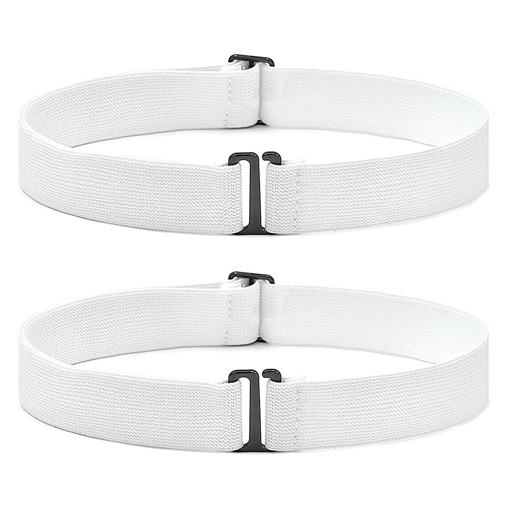 2Pcs Women Adjustable Stretch Belt Invisible Elastic Waistband for Pants Jeans Dresses