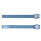 2PCS Soft Nylon Wristbands for Airtag Adjustable Bracelet for Airtag for Little Ones Adults-Blue