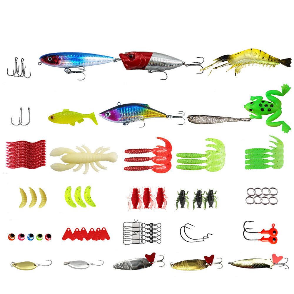 Fishing Lures kit Baits Tackle for Bass Trout Salmon Fishing Accessories