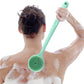 Silicone Body Brush Bath Brush Back Scrubber Long Handle Bath Shower Brush