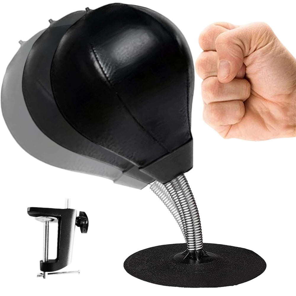Desktop Punching Speed Ball with Clamp and Suction Cup
