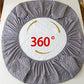 Water Resistant Mattress Protector Soft Mattress Pad with Deep Pocket Grey
