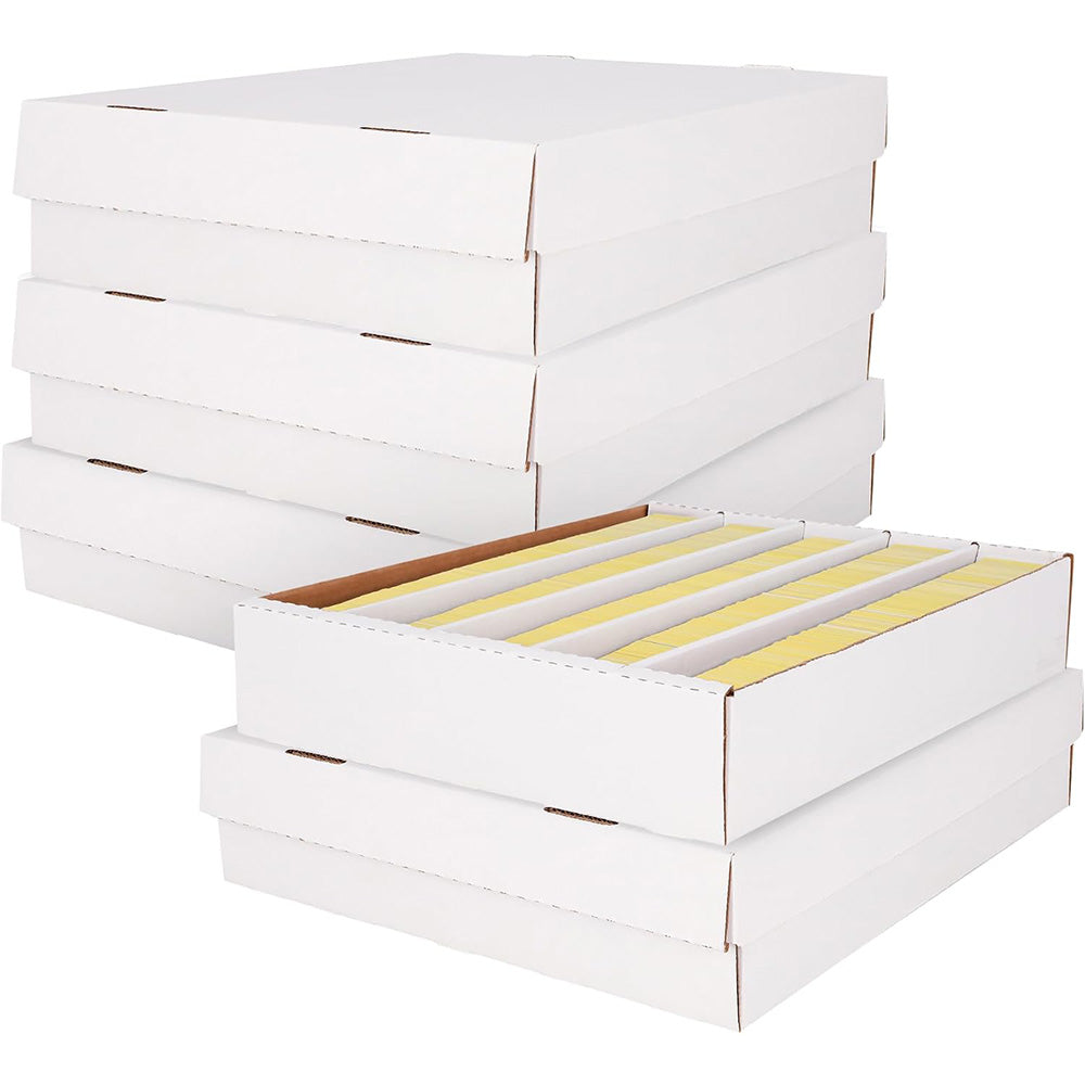Extra Large Card Storage Box for Over 4000 Cards with Lid Compartments