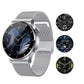 Sport Bluetooth Call Smart Watch With 1 Steel Strap and 1 Silicone Strap