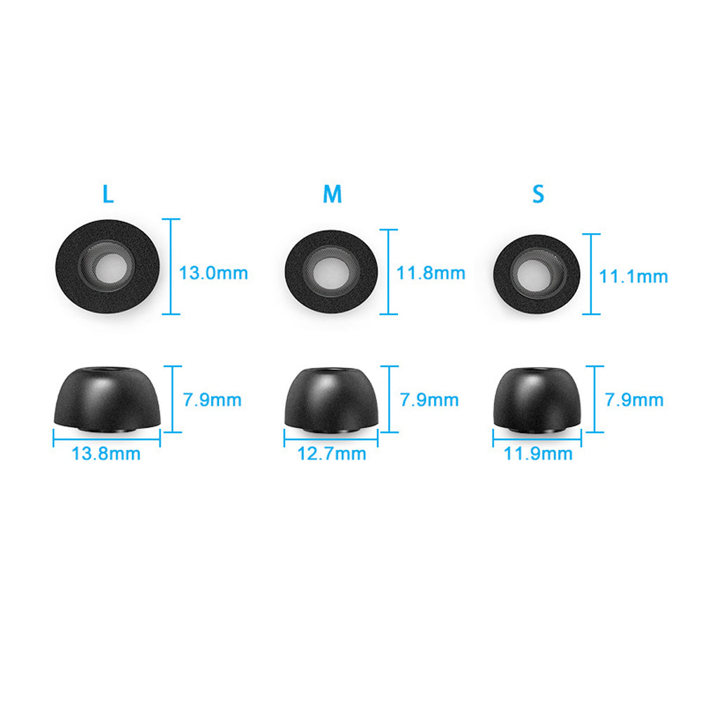 6 Pairs Replacement Ear Tips for AirPods Pro Memory Foam Ear Buds