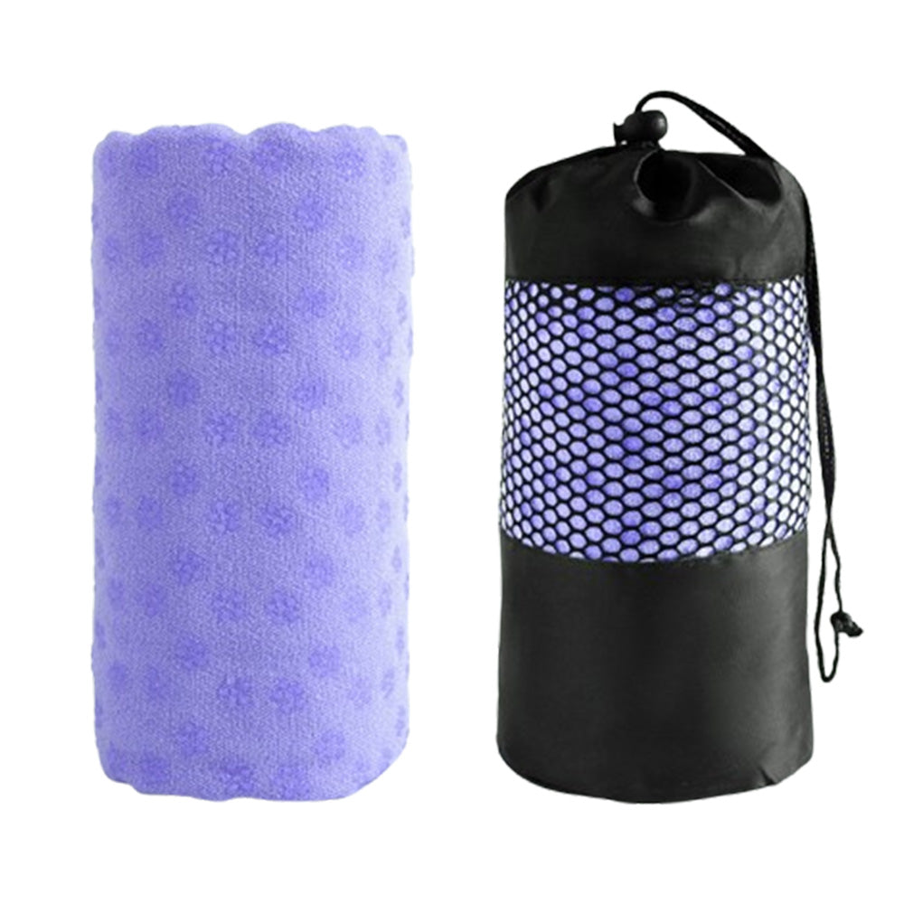 Non Slip Yoga Towel Mat with Microfiber for Gym Hot Yoga Pilates Workout