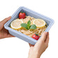 Silicone Freezer Trays with Lid Soup Freezer Container Microwave Dishwasher Safe